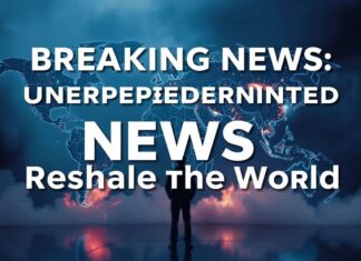Breaking News: Unprecedented Global Events Reshape the World Breaking News: Unprecedented Global Events Reshape the World